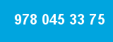 978 045 33 75